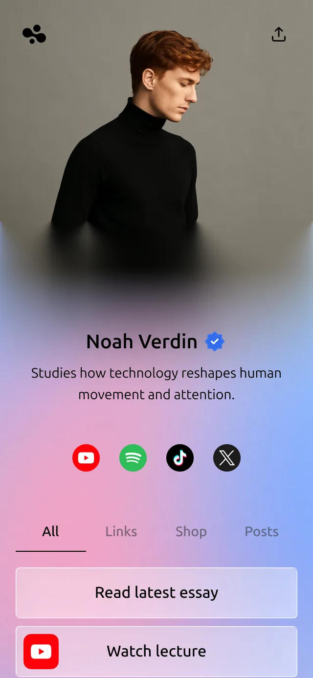 The Glassmorphism 4 template