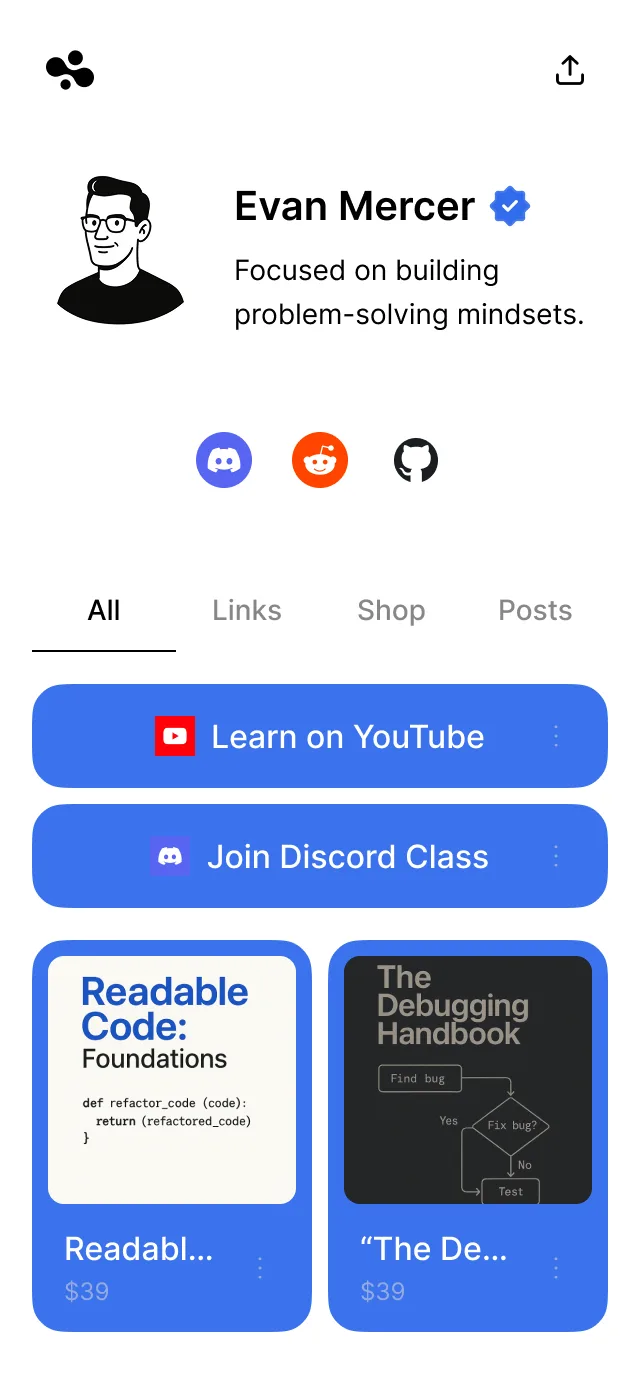 The InBio 2 template