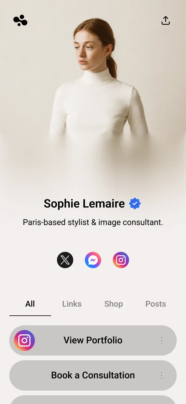 The Material 1 template